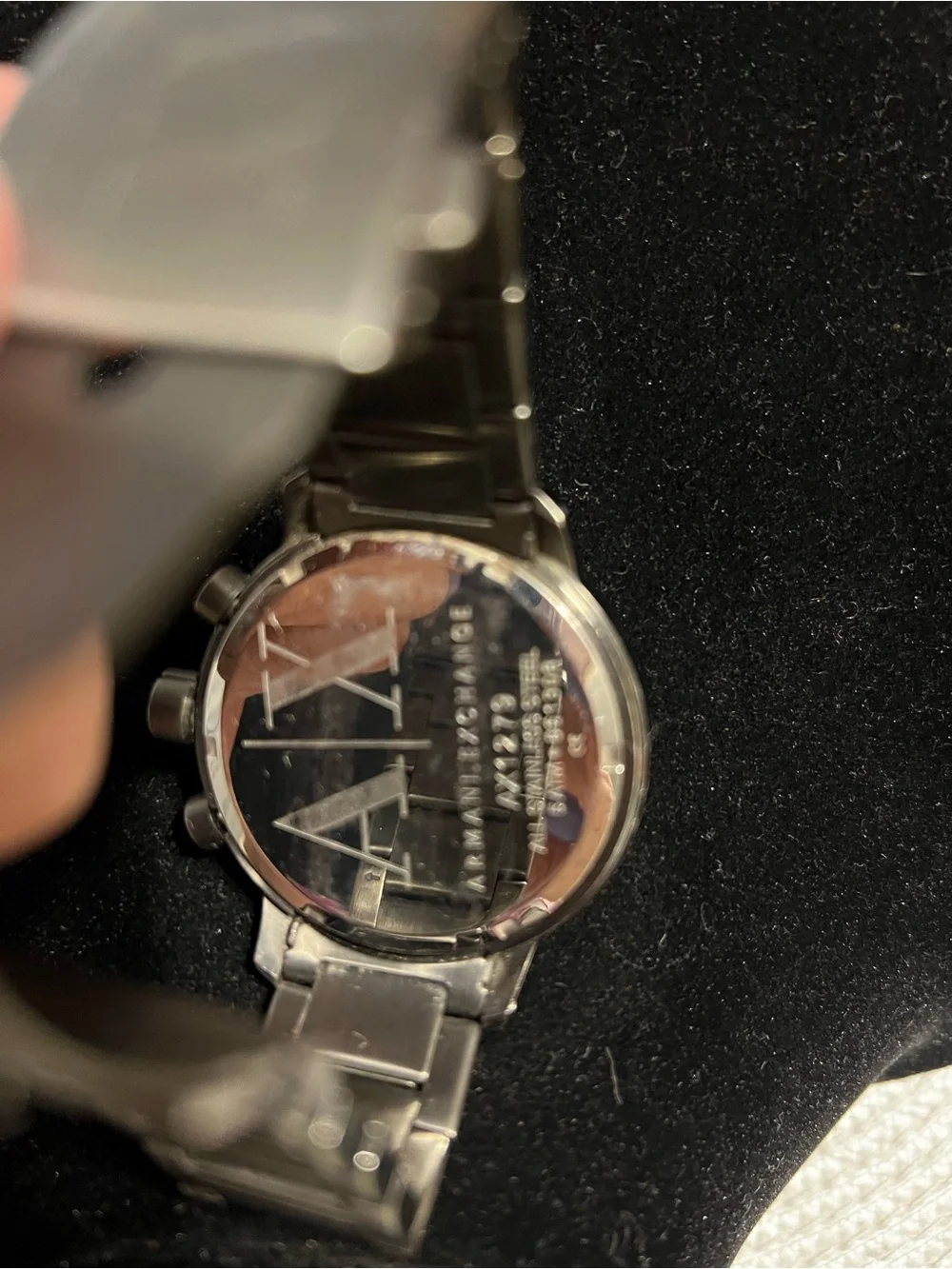 Armani Exchange grey chronograph